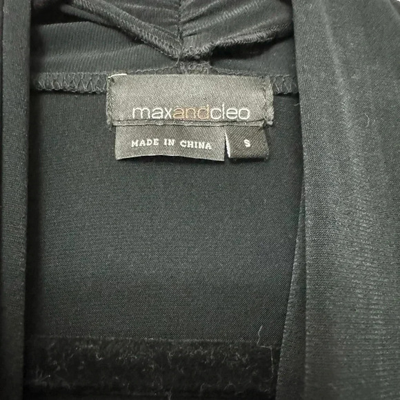 Max & Cleo Little Black Dress Structure Dance Party Holidays Formal Wedding SM - Picture 3 of 15